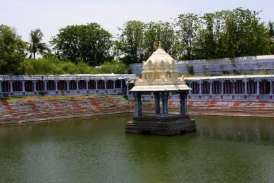 Ekambareswara Temple tank, Kanchipuram, India