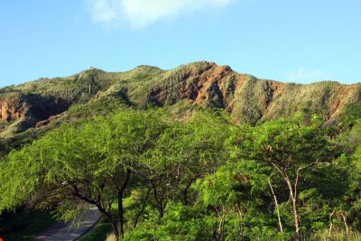 Daimond Head trail, Oahu, Hawaii, USA