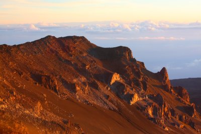 The peak of Haleakala Red Hill - 10023 feet, Haleakala National Park, Maui, Hawaii, USA