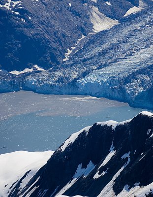 Glacier from air