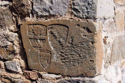 detail on a wall on the fortress of Montalcino.jpg