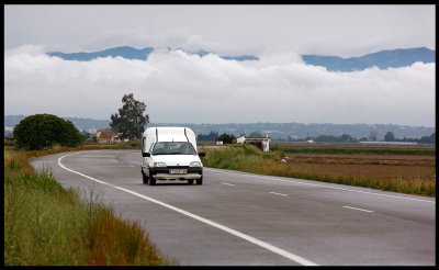 Low rainclouds near Amposta