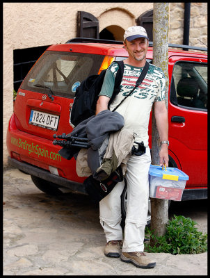 Professional birdwathcher Steve West - resident in Catalonia