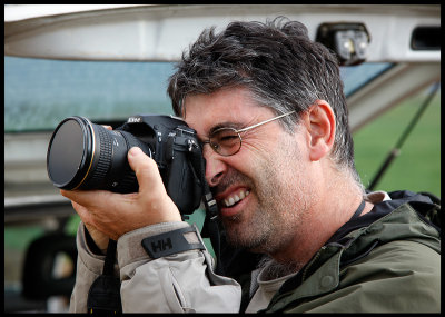 Famous professional wildlifephotographer Jordi Bas