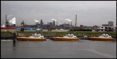 Pilotboats outside Amsterdam - Holland
