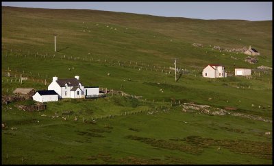 Houses at southern Shetland