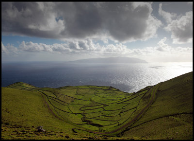 Flores seen from Corvo - The Azores