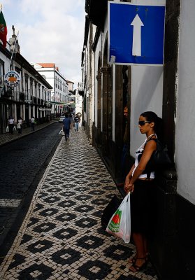 Girl in Ponta Delgada