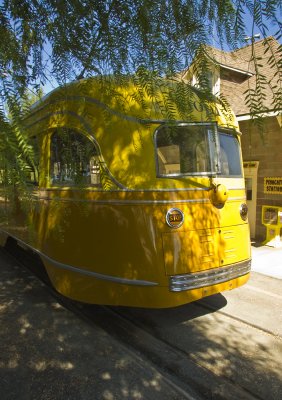 Yellow Car from Los Angeles Railway