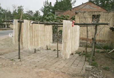 Hu Xian Farmers' Village - Noodles Drying