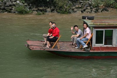 Family Outing on  Li River