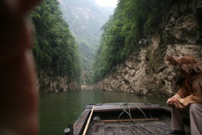 San Pan on Mini Gorge of Yangtze River