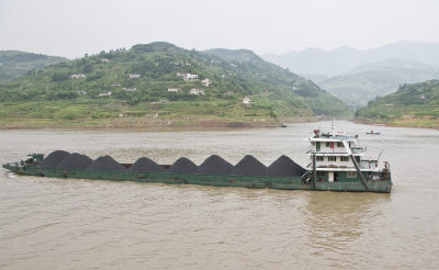 Coal Barge on Yantze River