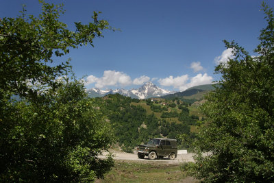 On the way to Mestia (Svaneti region)