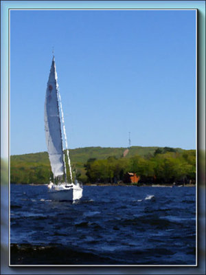 Sailboat On Wallenpaupack