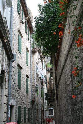 Narrow street in Kotor