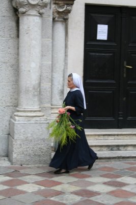 Nun in Kotor