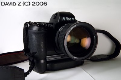 Nikon F100 SLR + 85mm f/1.4D AF