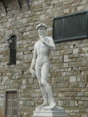 Florence copy of David