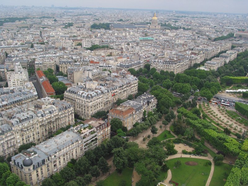 Looking E; Hotel des Invalides