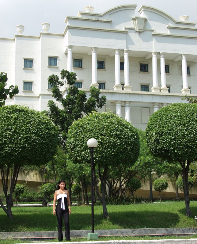 Evelyn At The Waterfont...The US Embassy was located Here