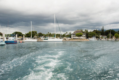 Leaving Haleiwa Harbor