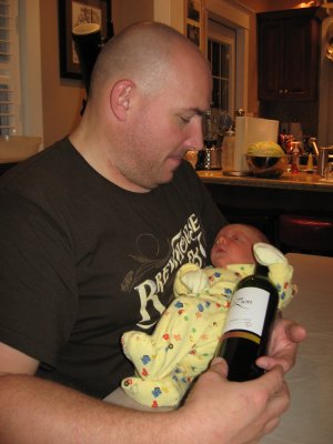 first bottle of wine
