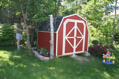 The new shed we built