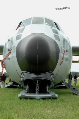 The Nose and Wheels Of A C130
