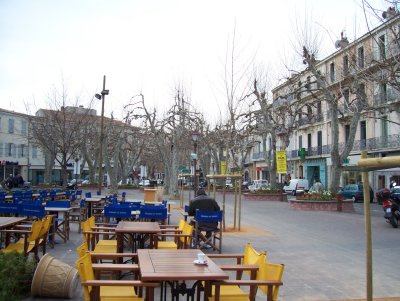 Market square in Aubagne