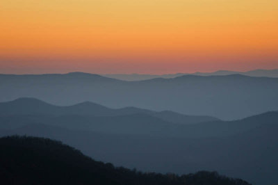 11/04/09 - Blue Ridge Sunset