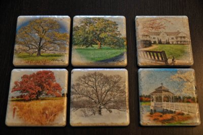 11/19/09 - Tile Coasters