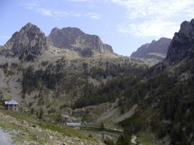 in the mountains