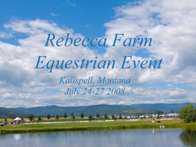 Equestrian Event at Rebecca Farm near Kalispell, Montana