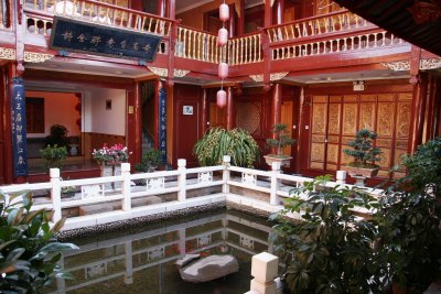 Courtyard of my hotel