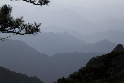 Rows of mountains
