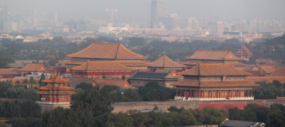 Forbidden City from 14th floor, Beijing Hotel