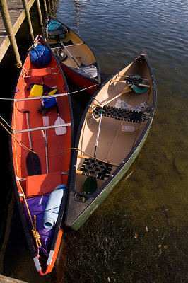 canoes on windermere