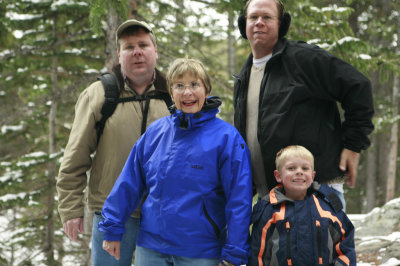 Mike Mom James and Andrew