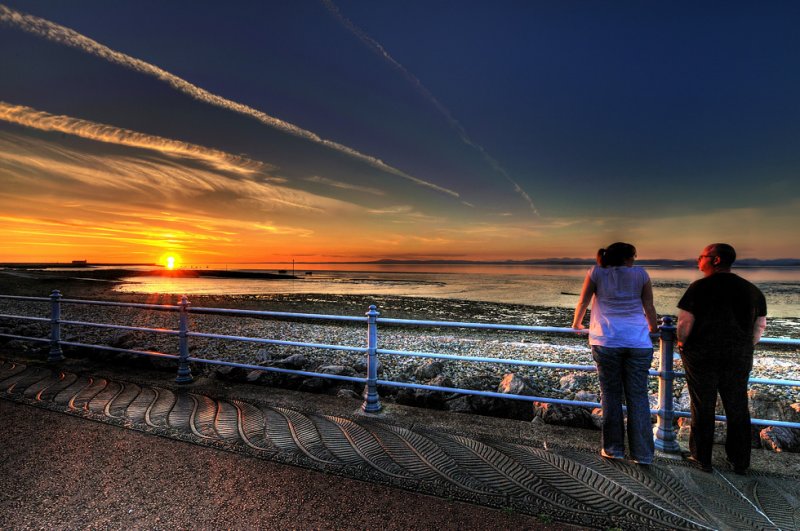 Sunset, Morecambe Bay