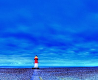 Night time at the Point of Ayre