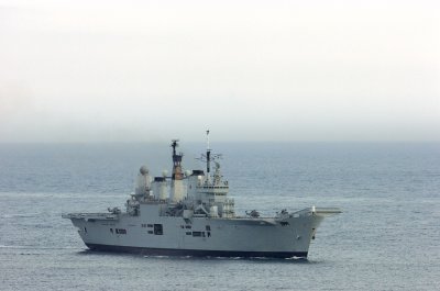 HMS Ark Royal, Douglas bay, Isle of Man