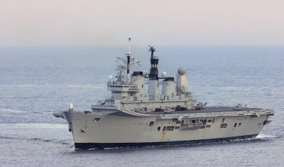 HMS Ark Royal, Douglas bay, Isle of Man
