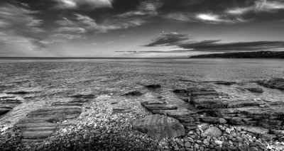 Towards Clay Head as night falls, IOM