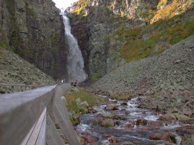 The Waterfall Njupeskr in Fulufjllet