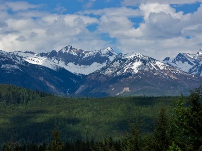 From highway 1 near Revelstoke National Park