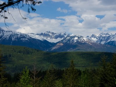From highway 1 near Revelstoke National Park