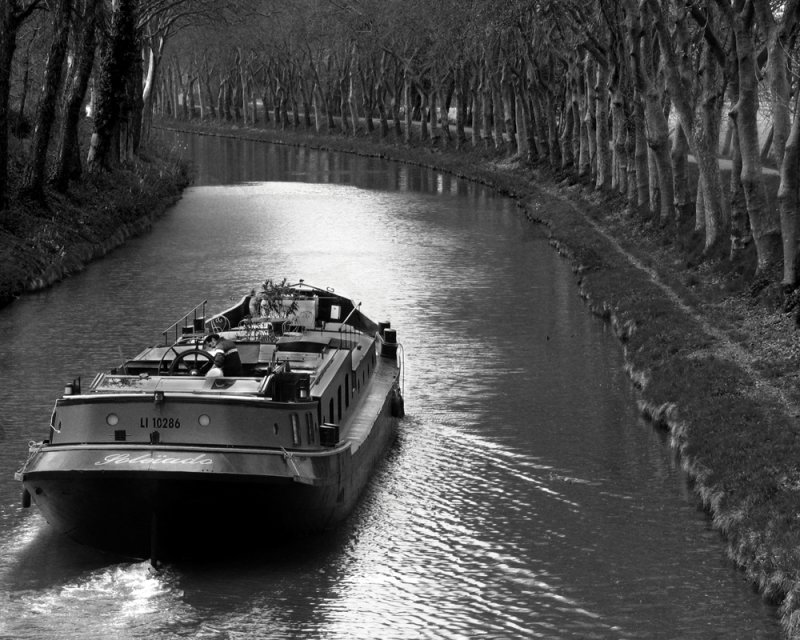 le canal en hiver