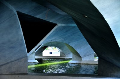 under esplanade bridge