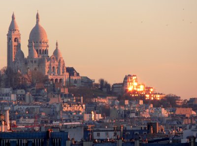 Sacr Coeur at sunrise